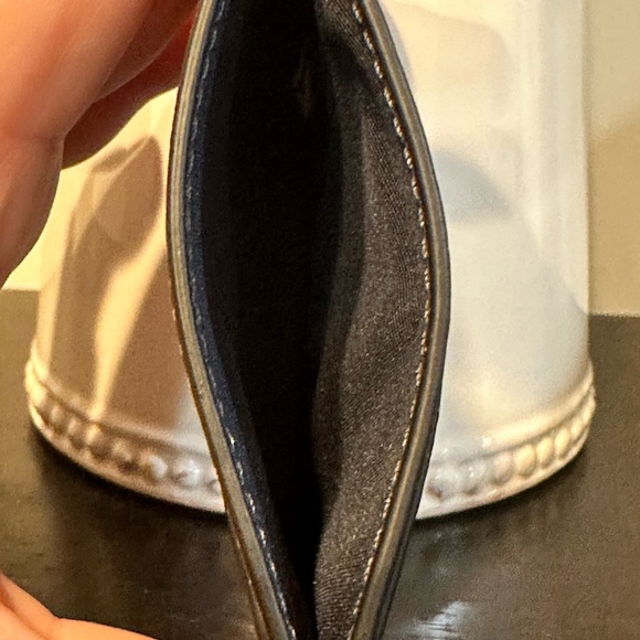 Coach Slim Id Card Case With Houndstooth Print - Picture 9 of 9